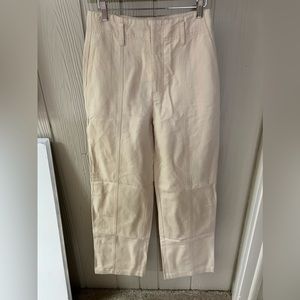Vince size S ivory cotton pant.